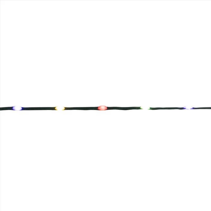 Celebrations Platinum LED Micro Multicolored 200 ct String Christmas Lights 33 ft.