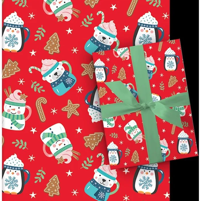Paper Images Assorted Festive Gift Wrap (Pack of 48)