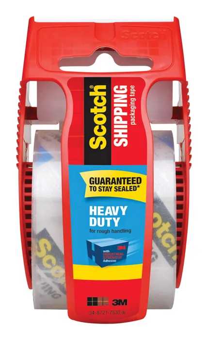3M Scotch 2 in. W X 800 in. L Heavy-Duty Packaging Tape with Dispenser (Pack of 6)