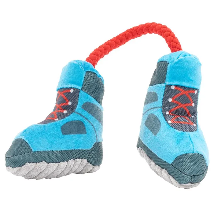 Bark For Dog Multicolored Plush Appalachian Tail Boots Dog Toy 1 pk (Pack of 3)
