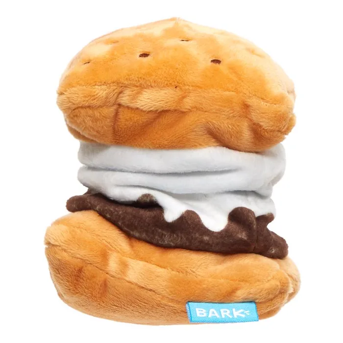 Bark For Dog Multicolored Plush More S'mores Dog Toy 1 pk (Pack of 3)
