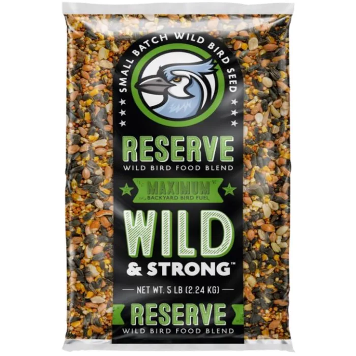 Small Batch Wild & Strong Maximum Wild Bird Food 5 lb (Pack of 8)