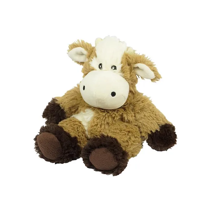 Warmies Junior Cow Stuffed Animals Brown 1 pc