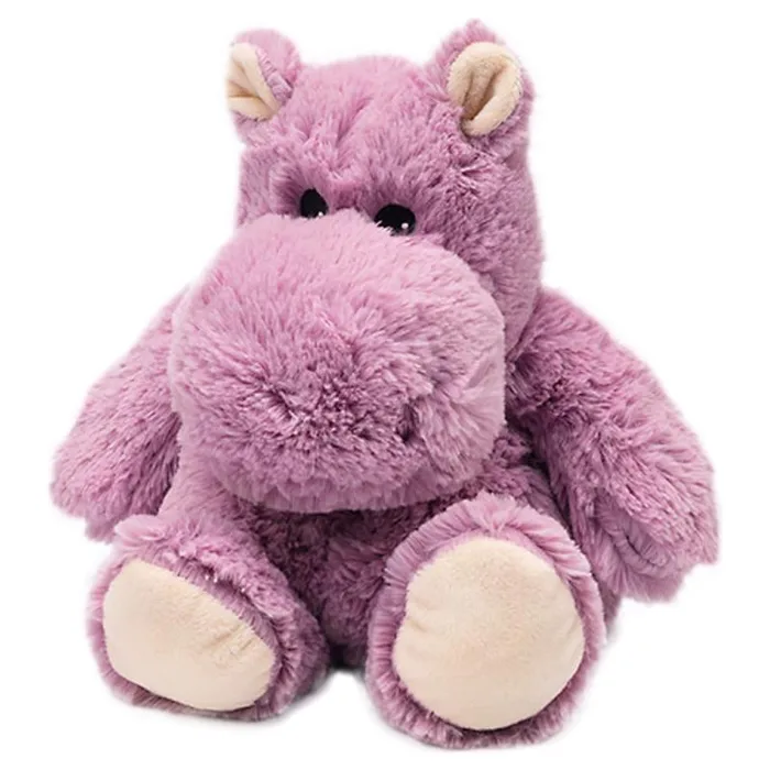Warmies Junior Hippo Stuffed Animals Purple 1 pc