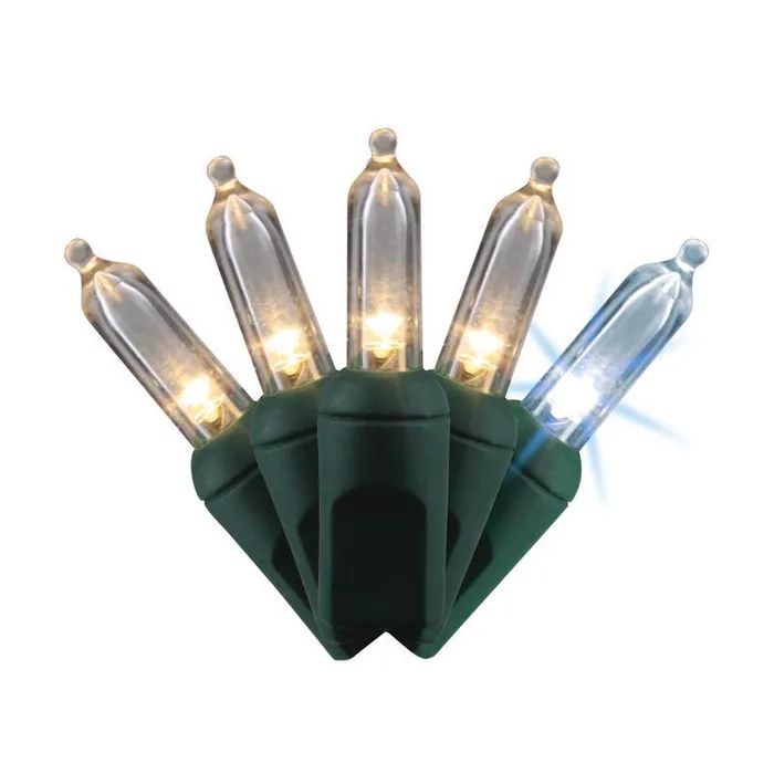 Celebrations Platinum LED T5 Warm White 50 ct String Christmas Lights 25 ft.
