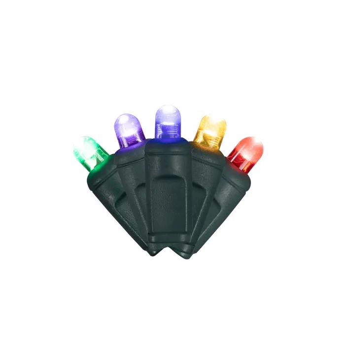 Celebrations Platinum LED Mini Multicolored 50 ct String Christmas Lights 25 ft.