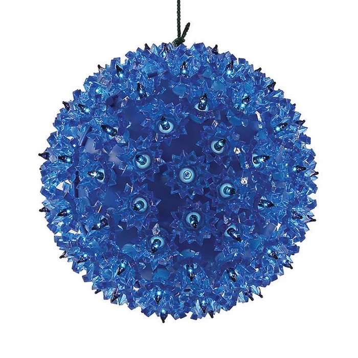Celebrations LED Blue 100L T5 Starlight Sphere 7.5 in. Hanging Decor