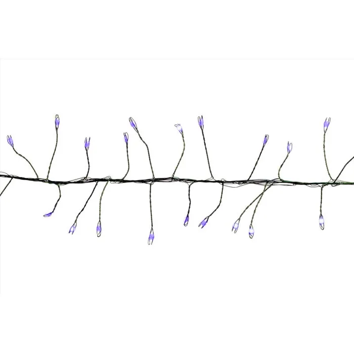 Celebrations LED Big Seed Cluster Blue 250 ct String Christmas Lights 10 ft.