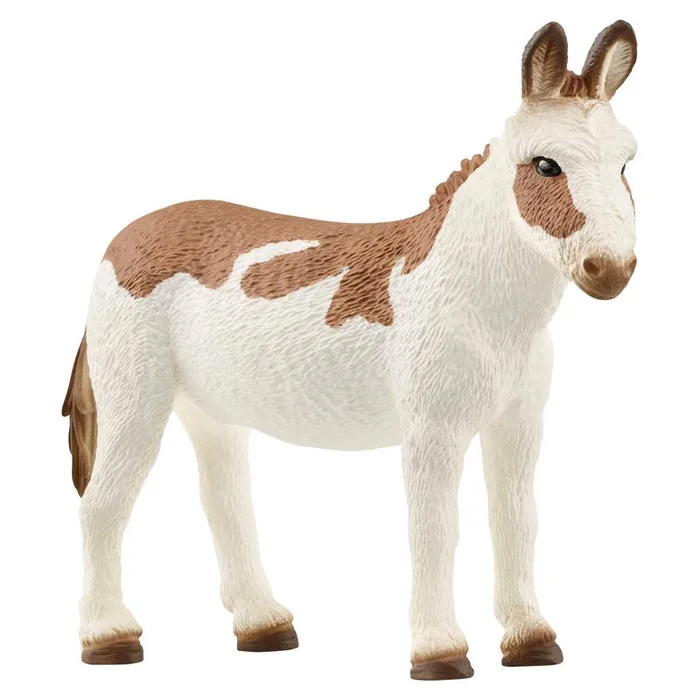 Schleich American Spotted Donkey Figurine Brown/White 1 pc (Pack of 5)