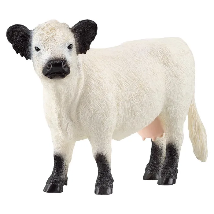 Schleich Galloway Cow Figurine Black/White 1 pc (Pack of 5)