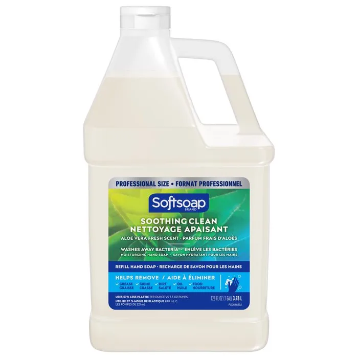 Softsoap Aloe Vera Scent Liquid Hand Soap 1 gal (Pack of 4)