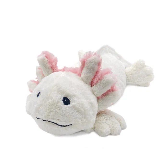 Warmies Axolotl Stuffed Animal Pink/White