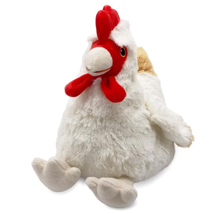 Warmies Chicken Stuffed Animal Red/White