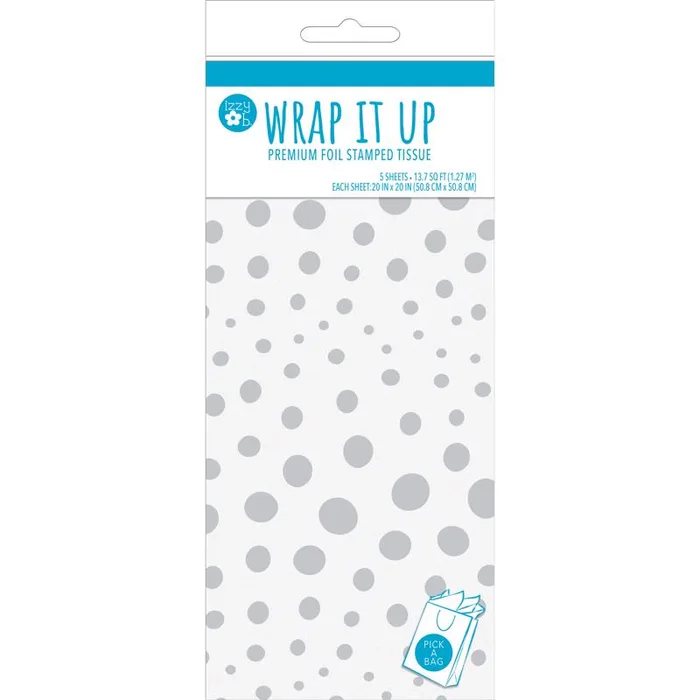 Paper Images Silver Fuchsia Tissue Paper (Pack of 6)