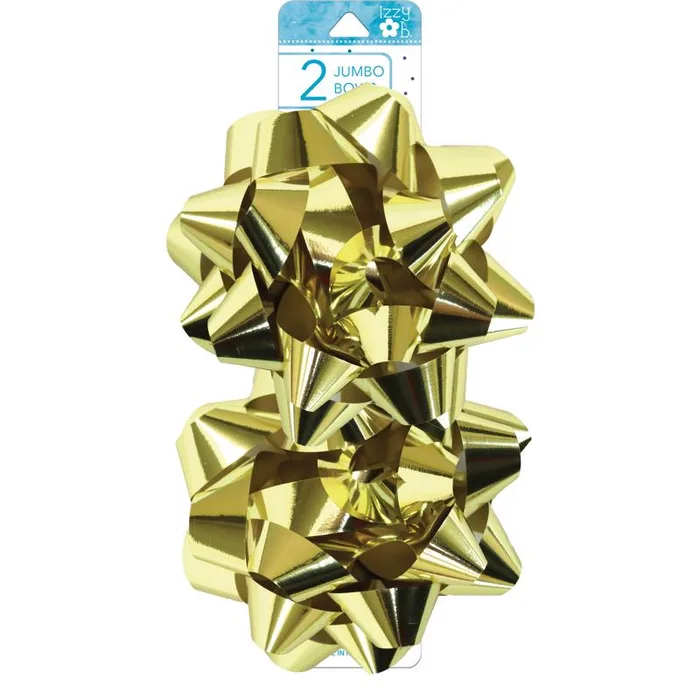 Paper Images Izzy Ob Gold Jumbo Bows (Pack of 6)