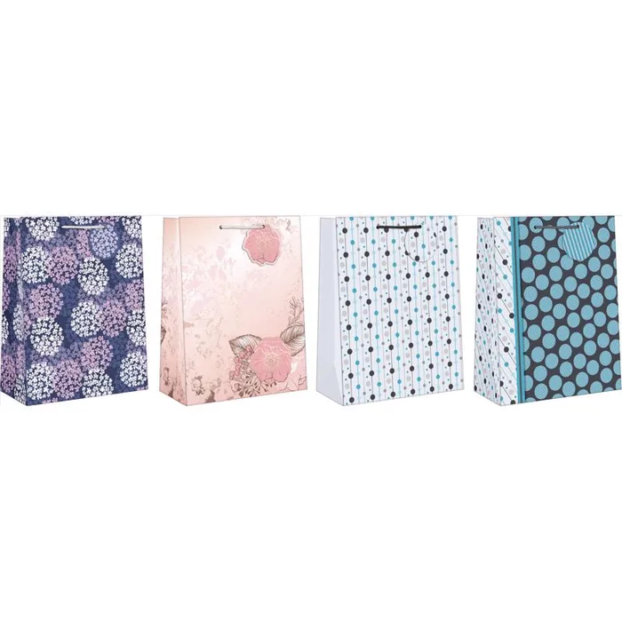 Paper Images Assorted General Designs Gift Bag (Pack of 12)