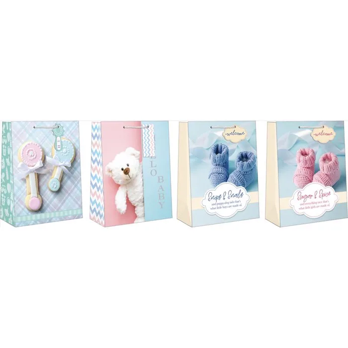 Paper Images Assorted Baby 1 Gift Bag (Pack of 12)