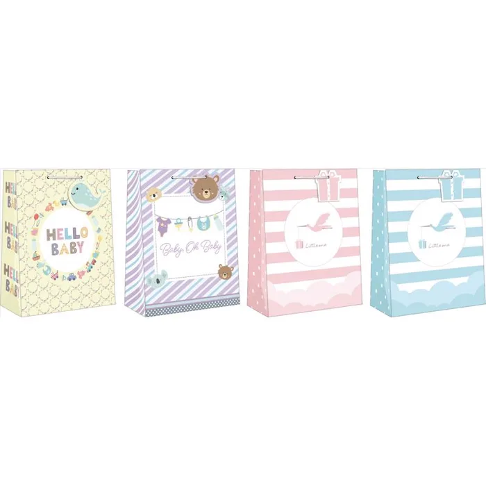 Paper Images Assorted Baby 2 Gift Bag (Pack of 12)