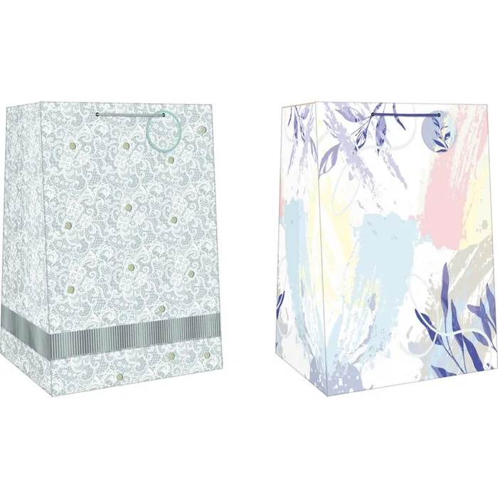 Paper Images Assorted Mega Wide Jumbo Wedding Gift Bag (Pack of 12)