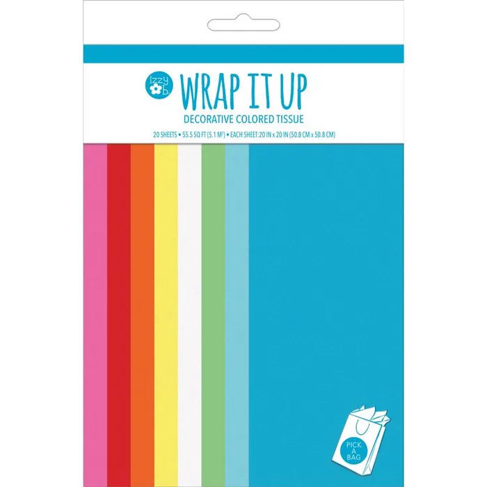 Paper Images Multi-Color Decorative Tissue Paper (Pack of 6)