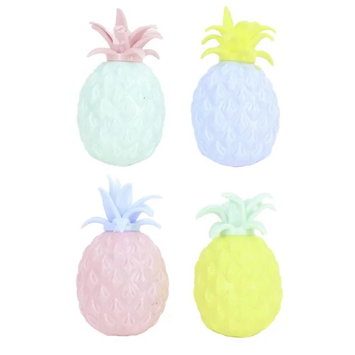 Keycraft Squeezy Pineapple Assorted (Pack of 12)