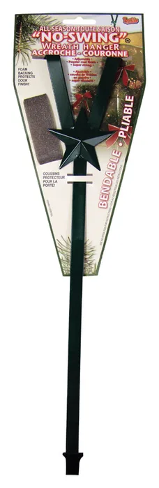 Santa's Solution No Swing Wreath Hanger 1 pk (Pack of 12)