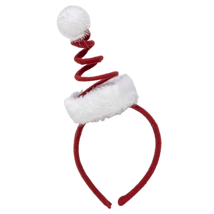Dyno 9.25 in. Spiral Hat w/Pom Headband 1 pk (Pack of 12)