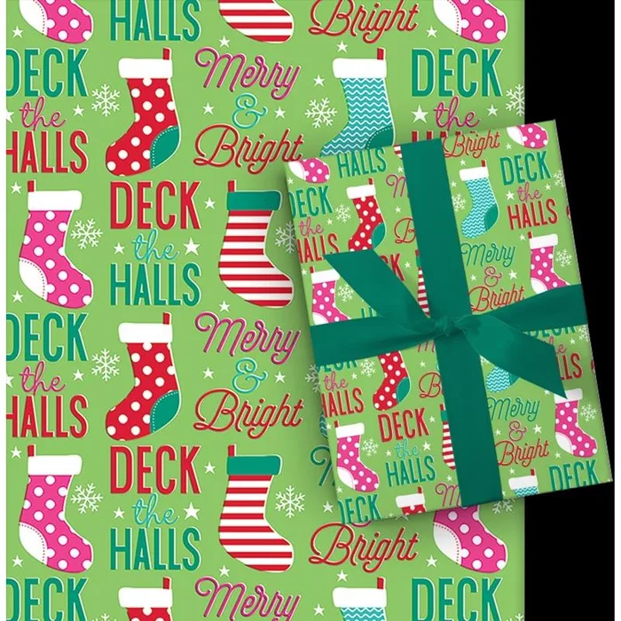 Paper Images Assorted Brights Gift Wrap (Pack of 48)
