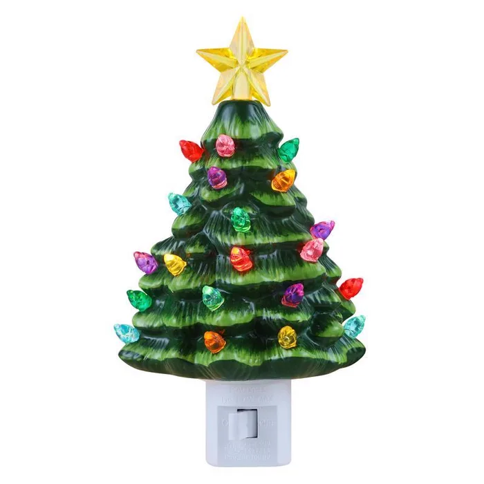 Mr. Christmas LED Nostalgic Tree Nightlight 6.5 in. (Pack of 6)