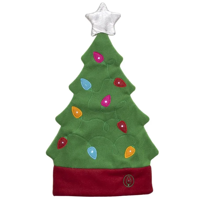 Dyno 17 in. Christmas Tree/LED Santa Hat 1 pk (Pack of 12)