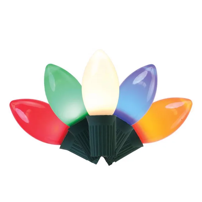 Celebrations Classic LED C9 Multicolored 25 ct String Christmas Lights 24 ft.