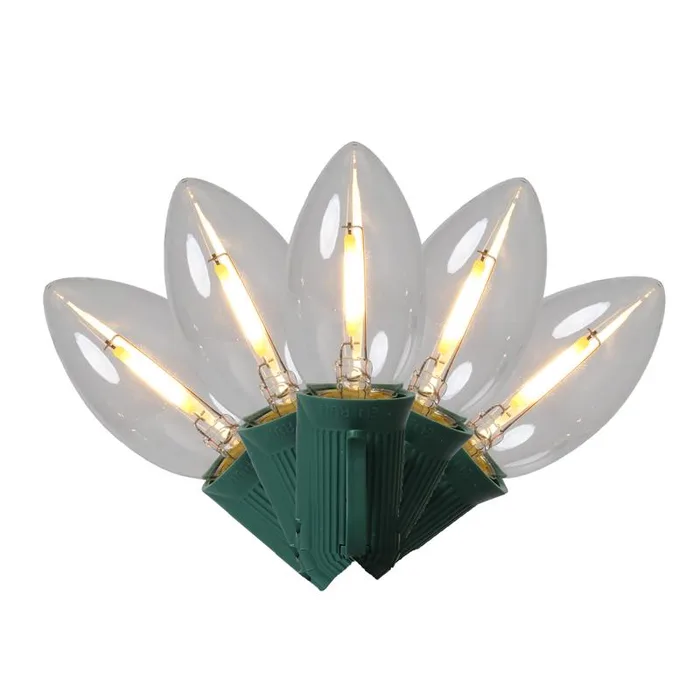 Celebrations Classic LED C9 Warm White 25 ct String Christmas Lights 24 ft.