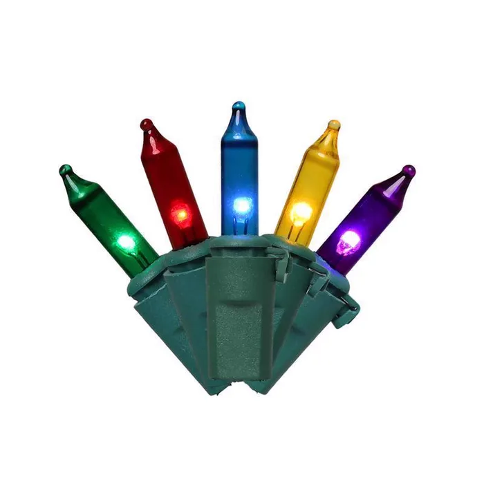 Celebrations Classic LED T5 Multicolored 100 ct String Christmas Lights 24.75 ft. (Pack of 12)