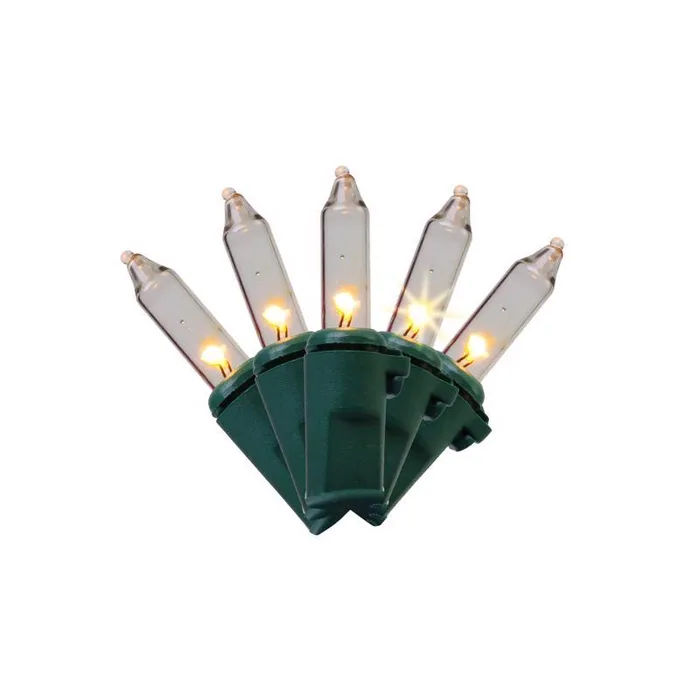 Celebrations Classic LED T5 Warm White 100 ct String Christmas Lights 24.75 ft. (Pack of 12)