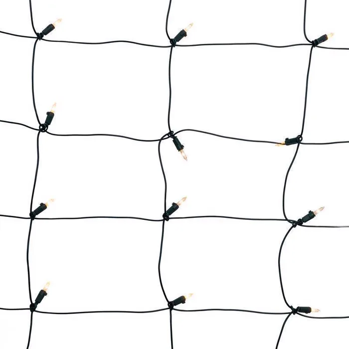 Celebrations Classic LED T5 Warm White 100 ct Net Christmas Lights 4 ft.