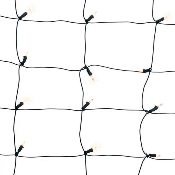 Celebrations Classic LED T5 Warm White 100 ct Net Christmas Lights 4 ft.