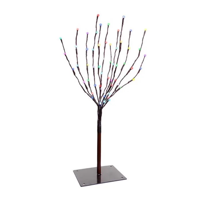 Celebrations Platinum LED RGBW Light Burst 30 in. Pathway Decor