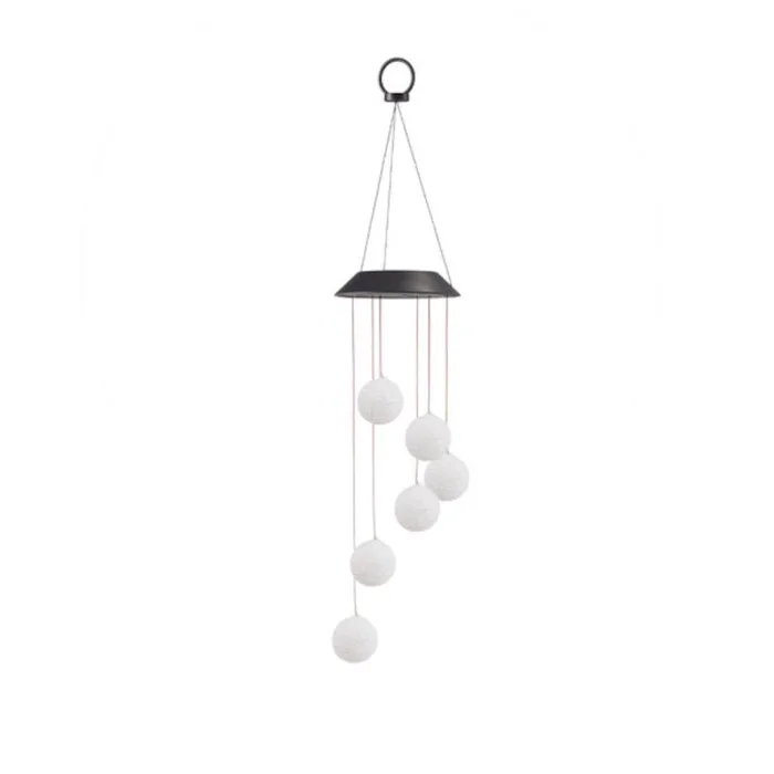 Globe Electric Skylar Metal/Plastic 29 in. Wind Chime (Pack of 4)