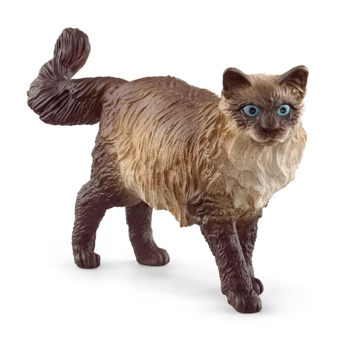Schleich Ragdoll Cat Figurine Brown 1 pc (Pack of 5)