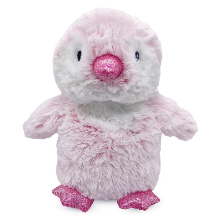 Warmies Penguin Stuffed Animal Pink