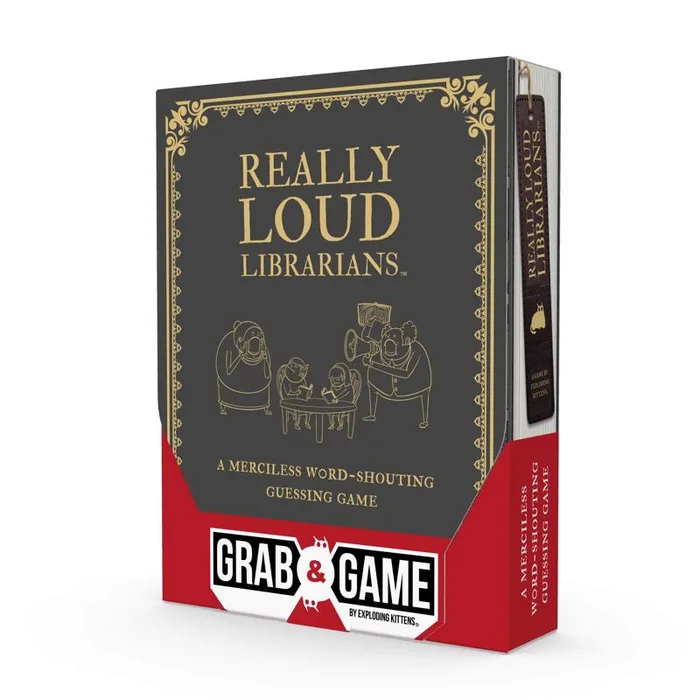 Exploding Kittens Really Loud Librarians Grab & Game (Pack of 8)