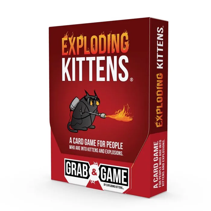 Exploding Kittens Card Game Grab & Game Assorted 42 pc (Pack of 8)