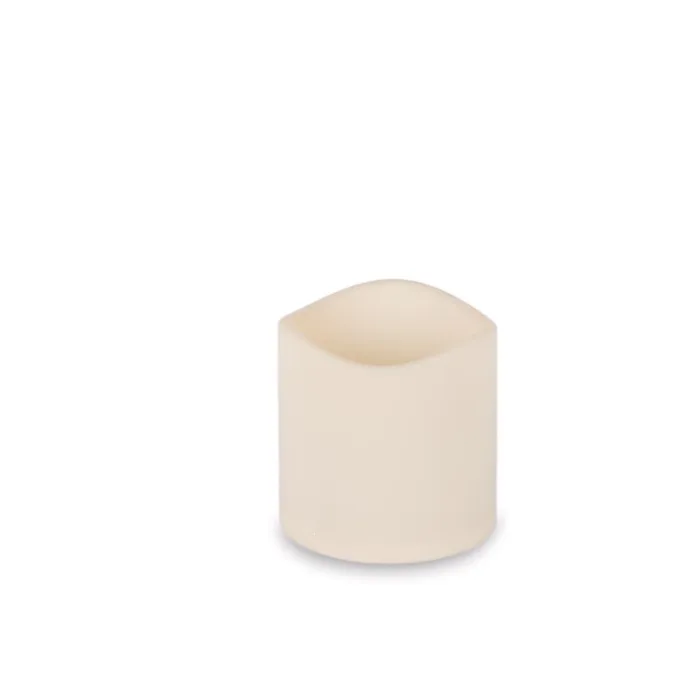 Gerson Everlasting Glow Bisque No Scent LED Outdoor Flameless Flickering Candle (Pack of 4)