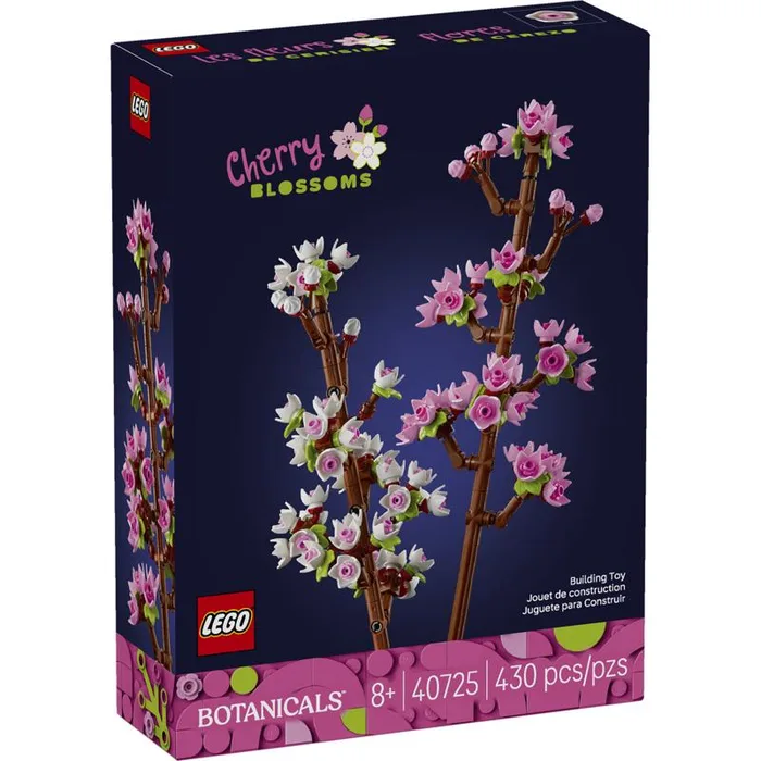 LEGO Botanicals Cherry Blossoms Building Set Multicolored 430 pc