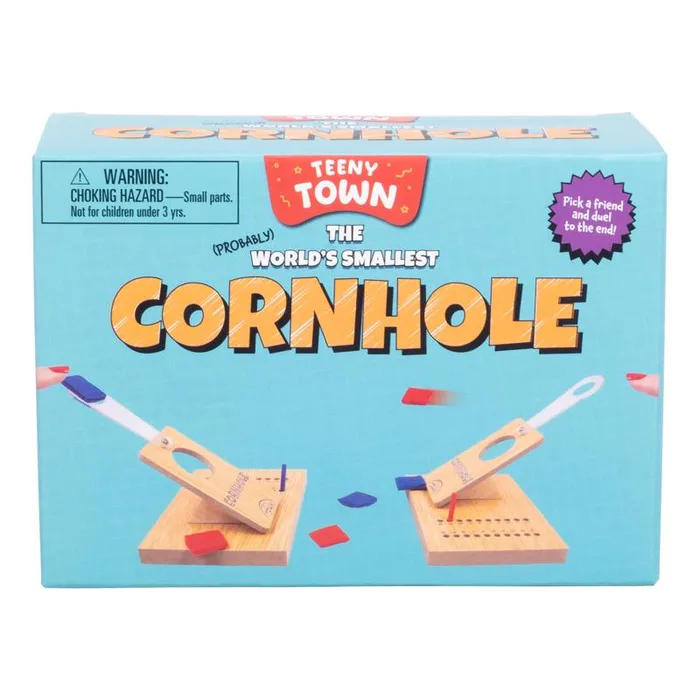 Fizz Teeny Town Cornhole Toss Game Multicolored (Pack of 6)