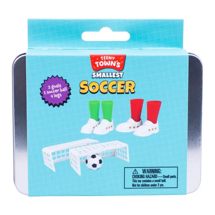 Fizz Teeny Town Soccer Game Multicolored (Pack of 6)