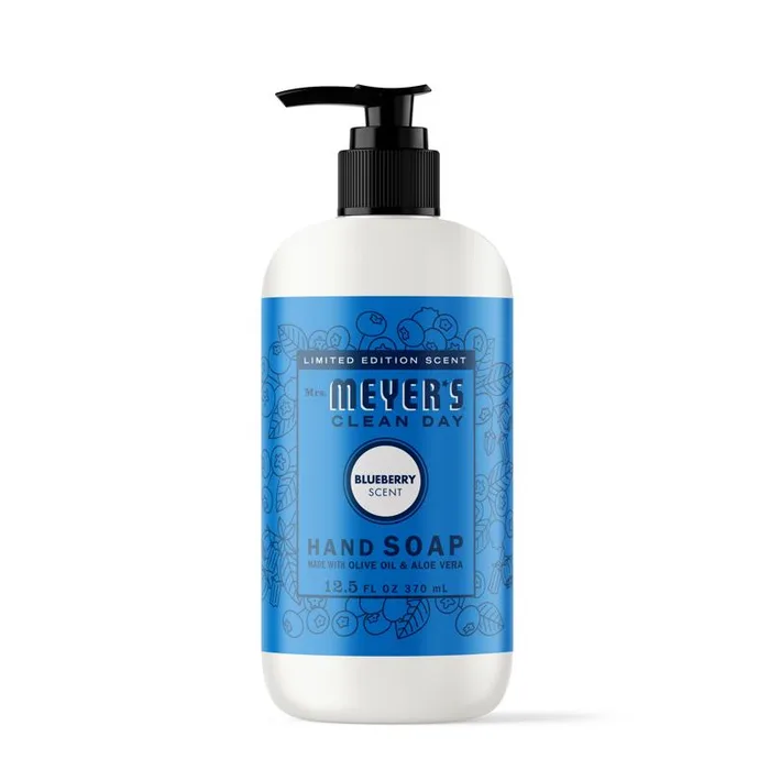 Mrs. Meyer's Clean Day Blueberry Scent Hand Soap 12.5 oz (Pack of 6)
