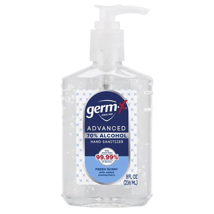 Germ-X Fresh Scent Liquid Advanced Hand Sanitizer 8 fl. oz. (Pack of 6)