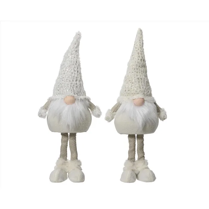 Decoris Gold/Silver Gnome Table Decor 18 in. (Pack of 12)