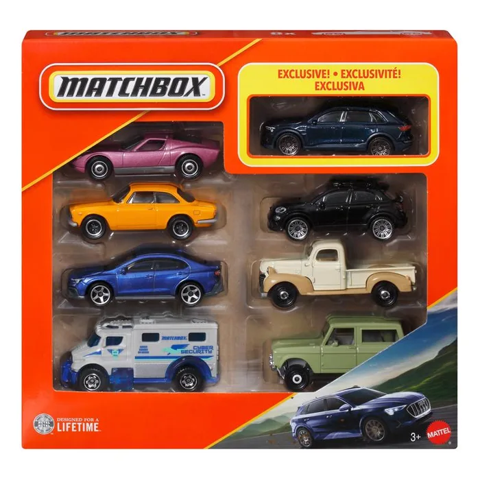 Matchbox 1:64 Scale Die-Cast Toy Cars Assorted 8 pc (Pack of 6)